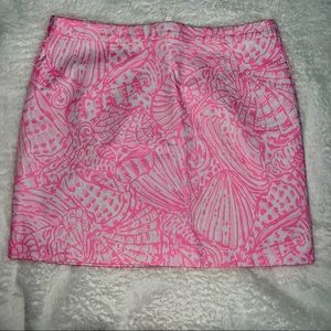 NWT Lilly Pulitzer Adeline Skirt in Pelican Pink, Size 14